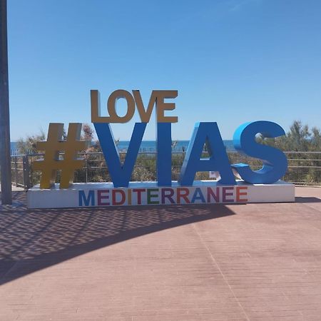 Du Cote De Chez Swann A 150 M De La Plage Vias Εξωτερικό φωτογραφία