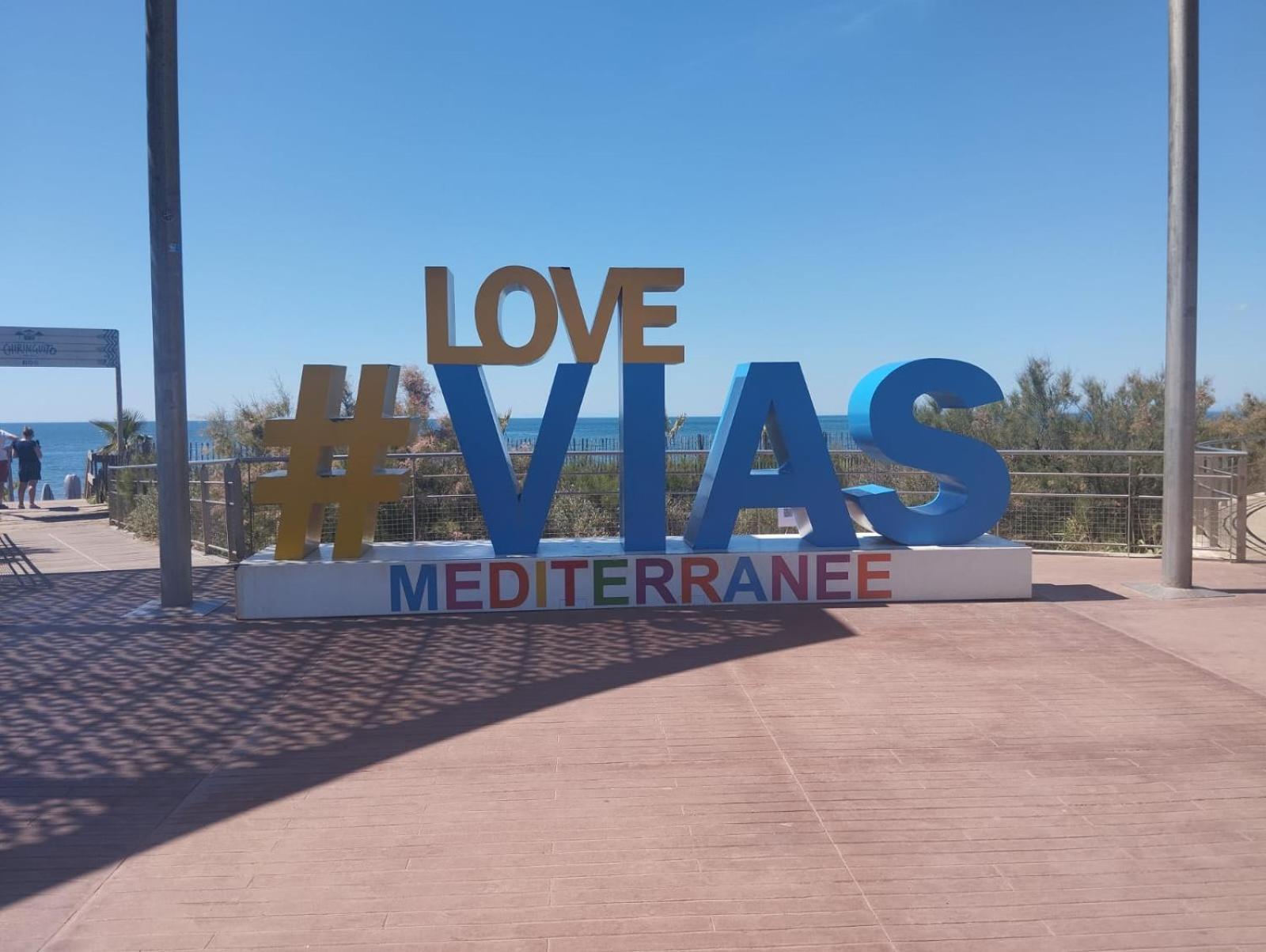 Du Cote De Chez Swann A 150 M De La Plage Vias Εξωτερικό φωτογραφία
